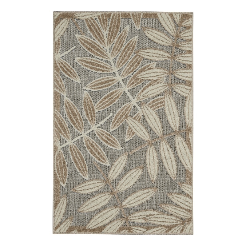 Nourison Aloha 2' x 3' Natural Tropical Rug