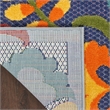 Nourison Aloha 2' x 3' Navy Multicolor Outdoor Rug