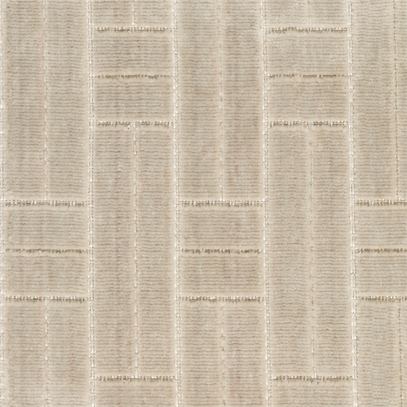 Nourison Washable Charm 2' x 6' Silver Ivory Modern Indoor Rug