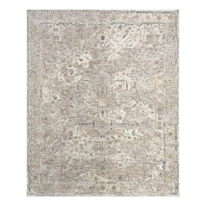 Nourison Heirloom Blend 3'11&quot x 5'10&quot Ivory Multicolor Vintage Indoor Rug