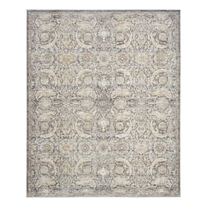 Nourison Heirloom Blend 3'11&quot x 5'10&quot Charcoal Multicolor Vintage Indoor Rug