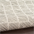 Nourison Positano 2' x 3' Light Grey Modern Rug