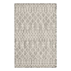 Nourison Positano 2' x 3' Light Grey Modern Rug