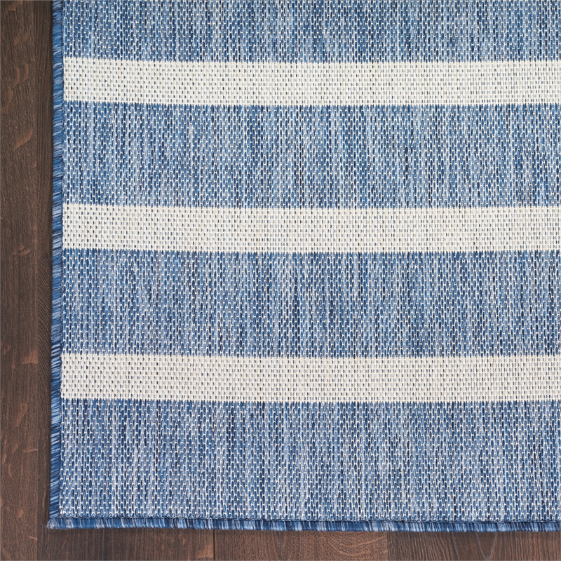 Nourison Positano 2' x 3' Navy Ivory Modern Rug