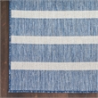 Nourison Positano 2' x 3' Navy Ivory Modern Rug