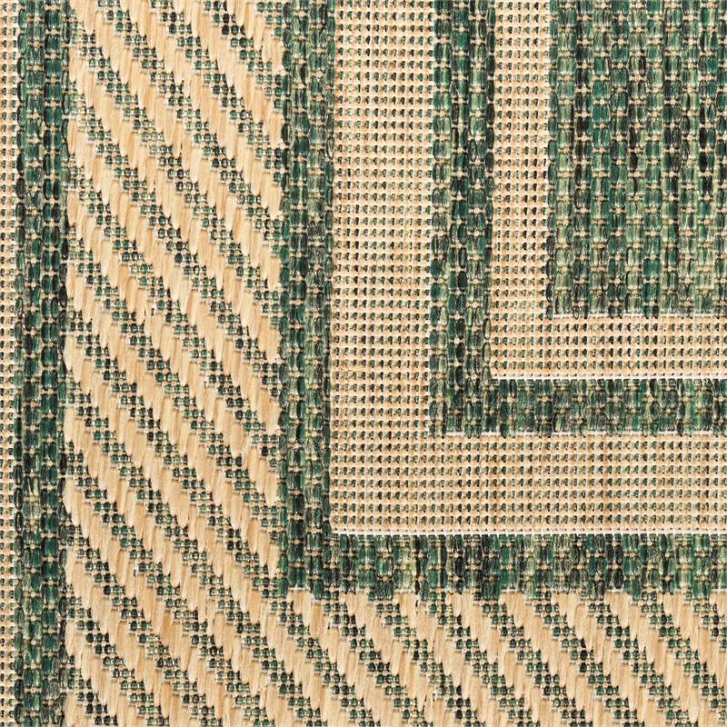 Nourison Horizon Indoor/Outdoor 2' x 3' GREEN Modern Rug