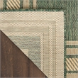 Nourison Horizon Indoor/Outdoor 2' x 3' GREEN Modern Rug
