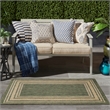 Nourison Horizon Indoor/Outdoor 2' x 3' GREEN Modern Rug