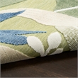 Nourison Suncoast 2' x 6' GRNBL Tropical Rug