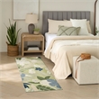 Nourison Suncoast 2' x 6' GRNBL Tropical Rug