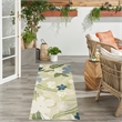 Nourison Suncoast 2' x 6' GRNBL Tropical Rug