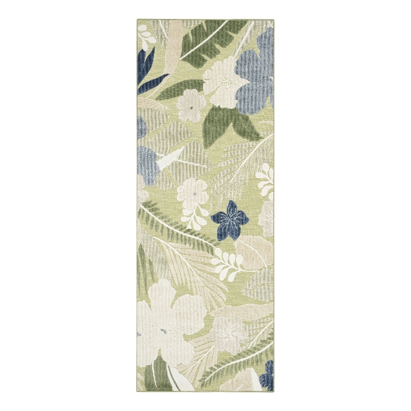 Nourison Suncoast 2' x 6' GRNBL Tropical Rug