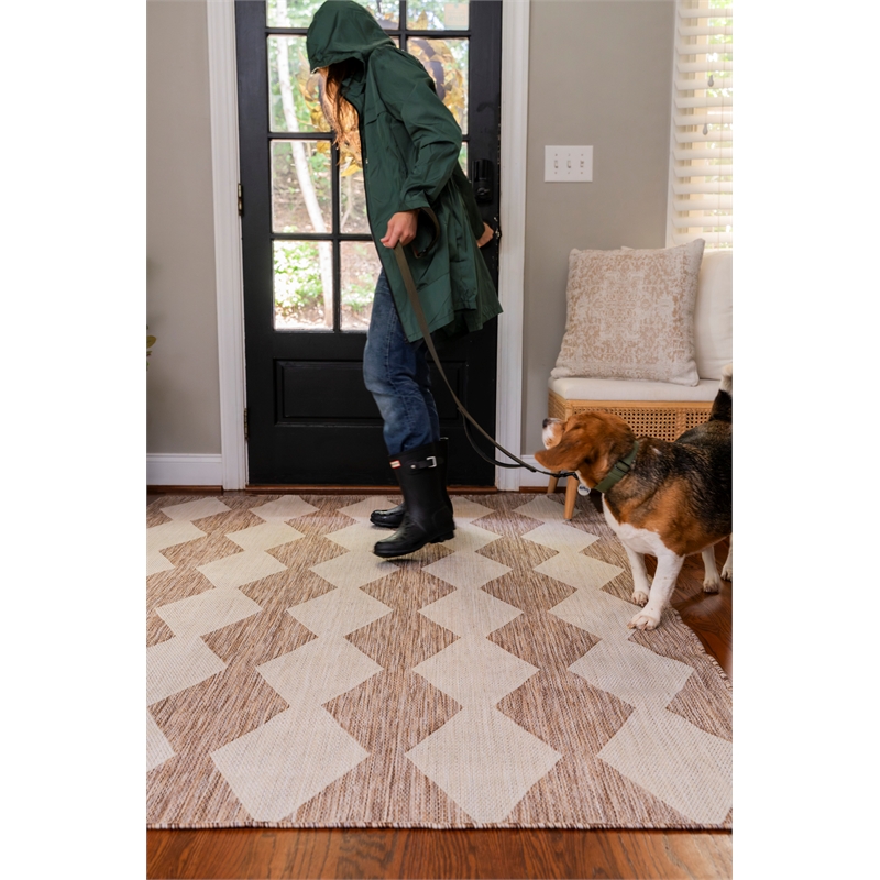 Nourison Positano 5' x 7' Jute Modern Rug