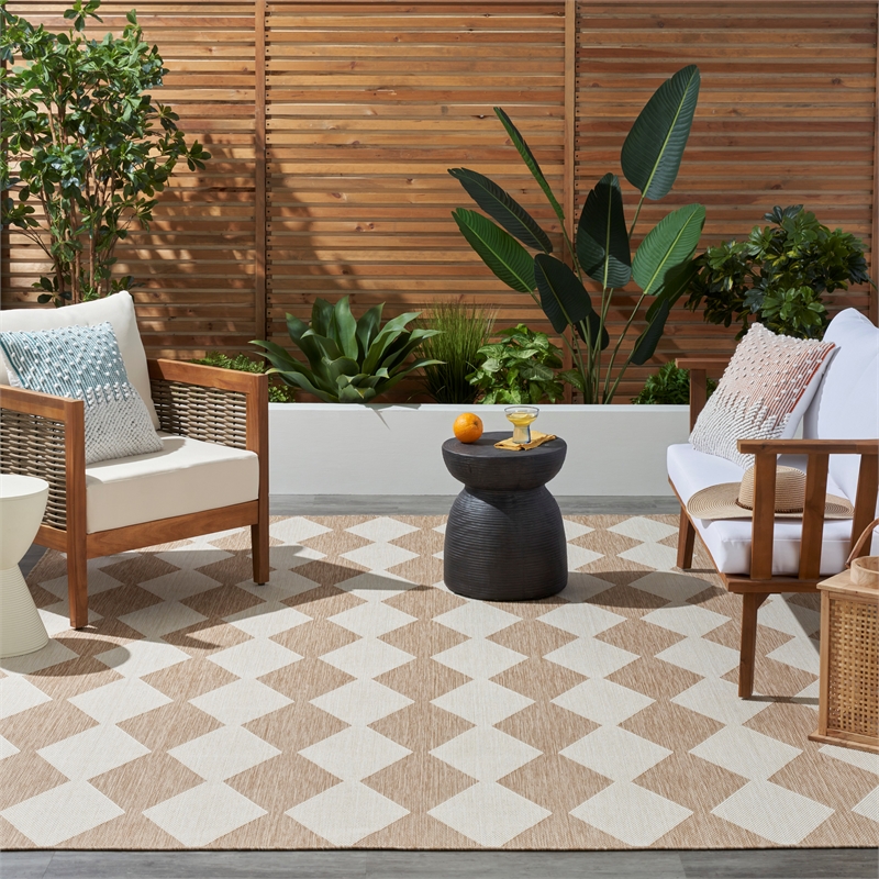 Nourison Positano 6' x 9' Jute Modern Rug