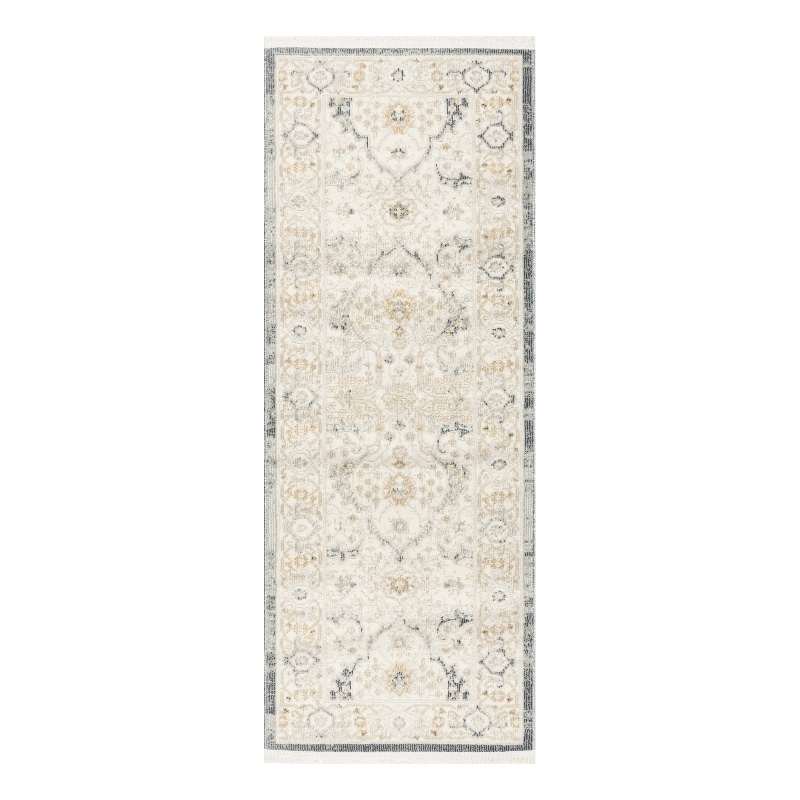 Nourison Pardis 2' x 6' Light Blue Vintage Indoor Rug
