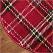 Nourison Grafix 3' x Round Red Christmas Indoor Rug