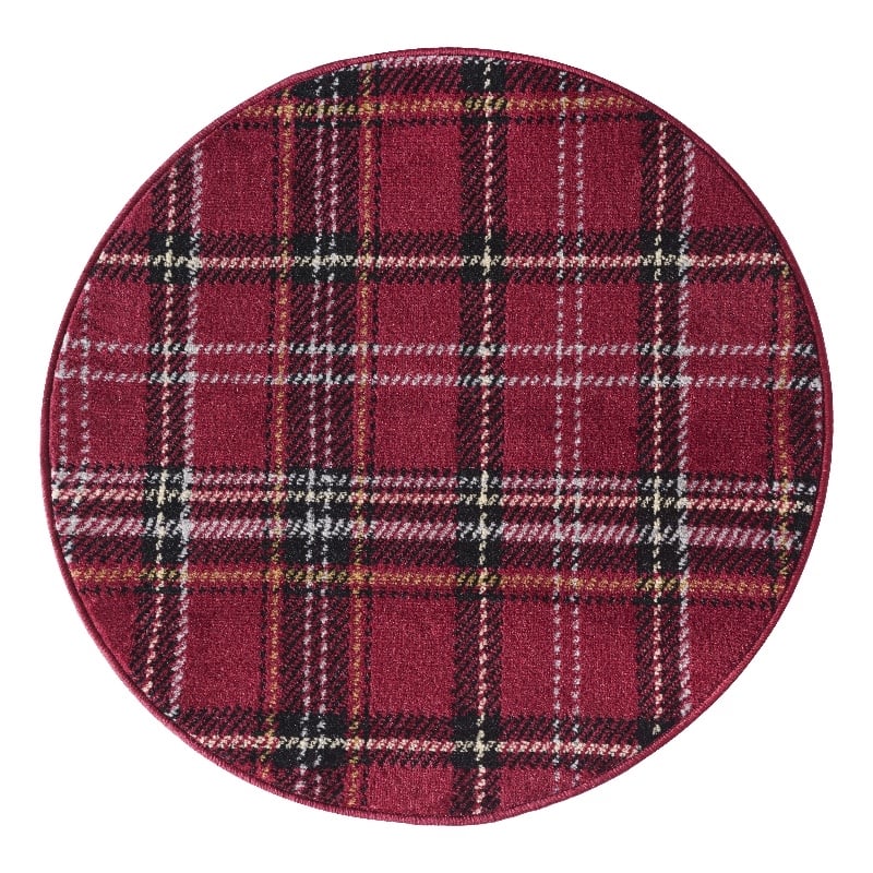 Nourison Grafix 3' x Round Red Christmas Indoor Rug