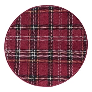 Nourison Grafix 3' x Round Red Christmas Indoor Rug