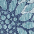 Nourison Garden Oasis 2' x 6' Navy Tropical Rug