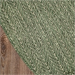 Nourison Horizon Indoor/Outdoor 5' x Round GREEN Modern Rug