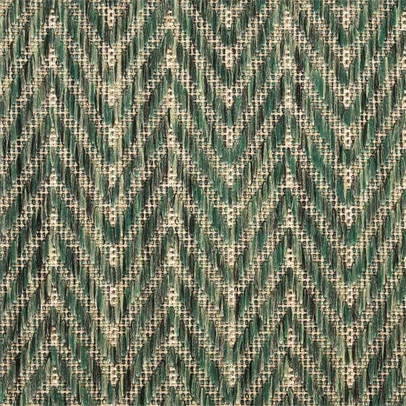 Nourison Horizon Indoor/Outdoor 5' x Round GREEN Modern Rug