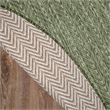 Nourison Horizon Indoor/Outdoor 5' x Round GREEN Modern Rug