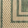 Nourison Horizon Indoor/Outdoor 5' x Round GREEN Modern Rug
