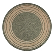 Nourison Horizon Indoor/Outdoor 5' x Round GREEN Modern Rug