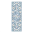 Nourison Botanical Washables 2' x 6' Blue Multicolor Farmhouse Indoor Rug