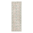 Nourison Botanical Washables 2' x 6' Green Multicolor Farmhouse Indoor Rug