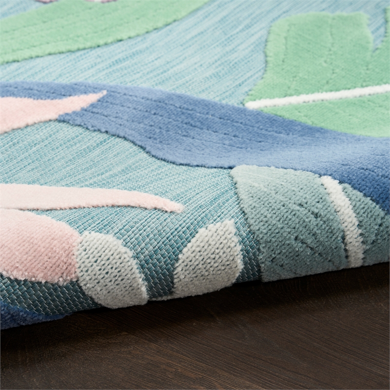 Nourison Suncoast 2' x 6' BLUMT Tropical Rug