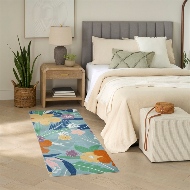 Nourison Suncoast 2' x 6' BLUMT Tropical Rug