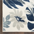 Nourison Suncoast 2' x 6' BLUE Tropical Rug