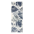Nourison Suncoast 2' x 6' BLUE Tropical Rug