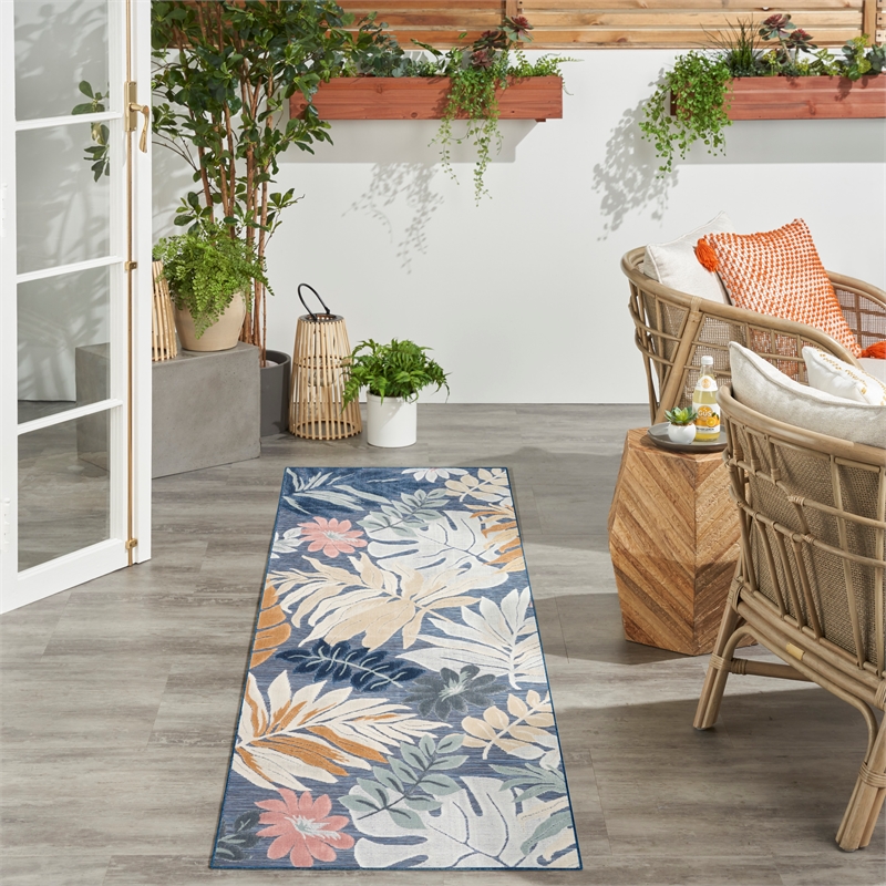 Nourison Suncoast 2' x 6' DENMT Tropical Rug