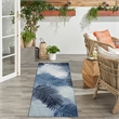 Nourison Suncoast 2' x 6' DENIM Tropical Rug