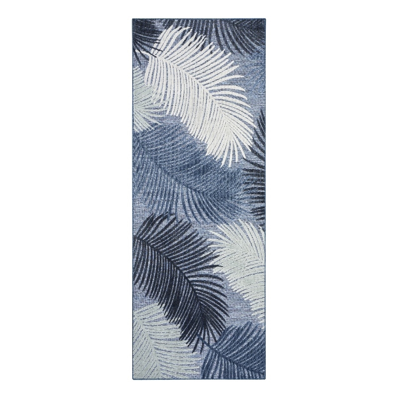 Nourison Suncoast 2' x 6' DENIM Tropical Rug