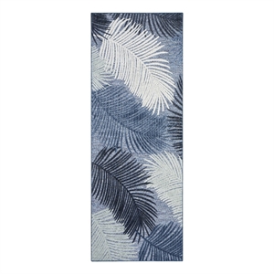 Nourison Suncoast 2' x 6' DENIM Tropical Rug