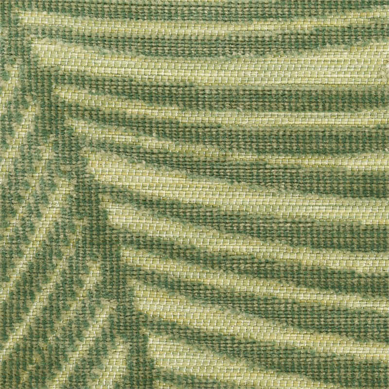 Nourison Suncoast 2' x 6' GREEN Tropical Rug