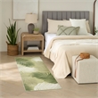 Nourison Suncoast 2' x 6' GREEN Tropical Rug
