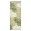 Nourison Suncoast 2' x 6' GREEN Tropical Rug