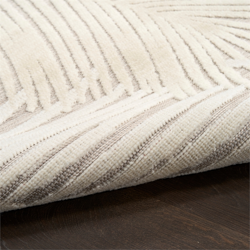 Nourison Suncoast 2' x 6' BEIGE Tropical Rug