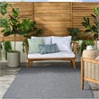 Nourison Tulum 6' x 9' Denim Outdoor Rug