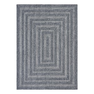 Nourison Tulum 4' x 6' Denim Outdoor Rug