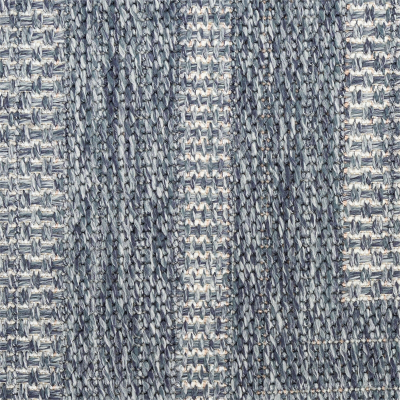 Nourison Tulum 6' x 9' Denim Outdoor Rug