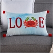 Mina Victory Holiday Pillows Village W/Snow 14