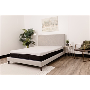omne sleep comfort series twin gel memory foam 12 inch mattress