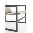Seasonal Living Archipelago Torres Strait Aluminum Lounge Chair in Nut Brown