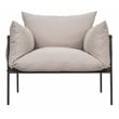 Seasonal Living Archipelago Hebrides Aluminum Lounge Chair in Nut Brown