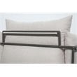 Seasonal Living Archipelago Hebrides Aluminum Lounge Chair in Nut Brown